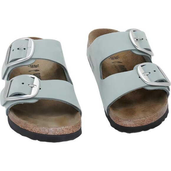Birkenstock Arizona Pure Sage Soft Footbed Double Buckle Sandals Women's US 5 - Picture 1 of 6